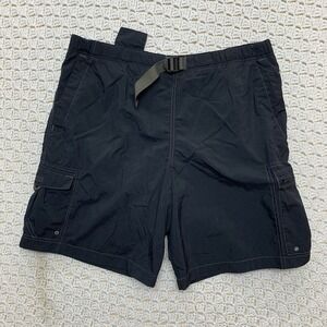 Columbia Shorts Mens Sz  M Black Cargo Swim Board Pants Beach Knickers